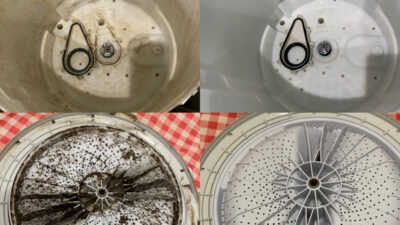 縦型洗濯機の分解クリーニング　札幌のハウスクリーニングはアドクリーンへ