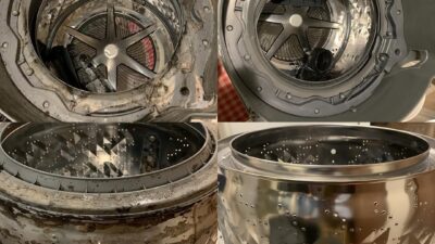 Panasonic NA-VG1300 ドラム式洗濯機の分解清掃とカビ防止方法　札幌のクリーニングならアドクリーンへ