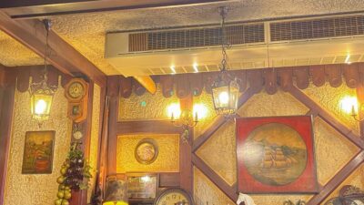 天井埋込型エアコンのクリーニングでbarを快適空間に🌃